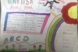 我爱学英语、我爱学英语手抄报英文