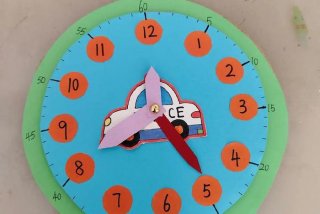 小学生手工钟表、小学生手工钟表三年级上册