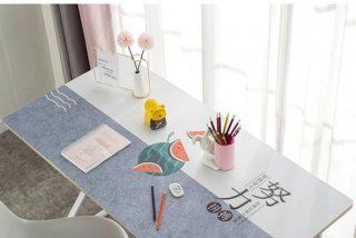 学习桌垫图；桌垫学生