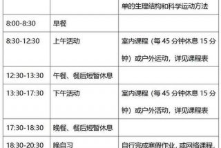 健康学习时间、健康的时间安排计划表