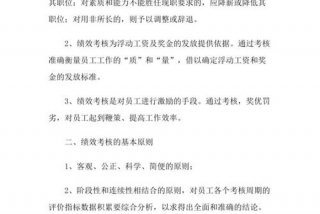 关于绩效考核方案建议、绩效考核建议模板