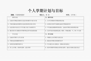 大学时期的学习目标应该（大学期间的目标）