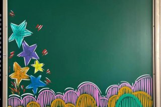 黑板报边框，黑板报边框设计