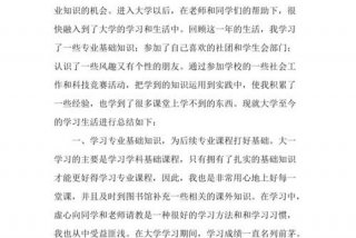 大学生个人总结500字范文；大学生个人总结500字范文大一