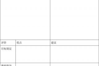 幼儿园学习心得表格模板；幼儿园心得体会表格