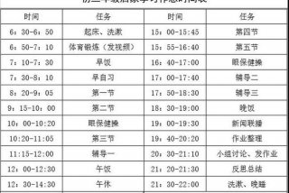 初二学霸的计划表图片 初二学霸计划时间安排