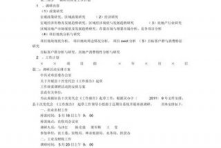 调研活动安排，调研活动安排表格模板