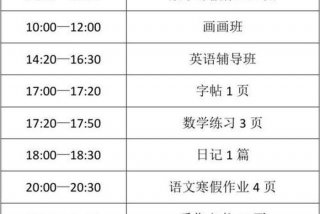 假期学习规划 - 学期规划简短