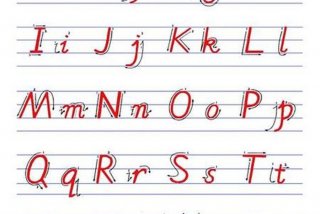 字母学习入门完整版、初学字母