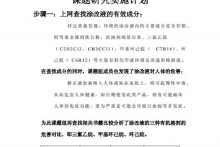 化学研究性学习结题报告表 化学研究性课题研究报告