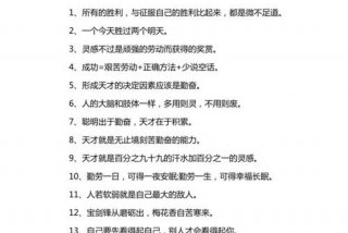 鼓励学生努力的句子（给学生励志温暖的句子）