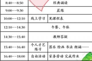 学习黄金时间段、黄金时间安排学生