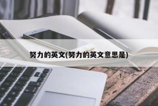 努力学习英文高级表达（努力学习的英文）