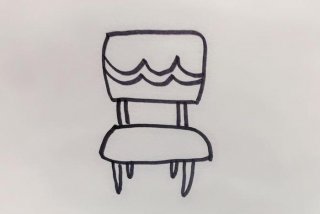 椅子学校 学校椅子的简笔画