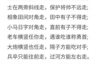 学下象棋入门口诀 - 初级象棋入门教程视频