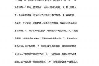 描写努力奋斗的优美句子（描写努力奋斗的语段）