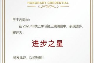 学习进步奖 学生进步奖状图片