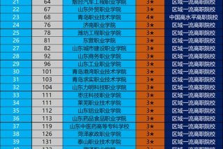 山东学校排名（山东高校排名一览表最新名单）