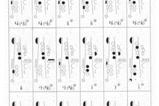 萨克斯指法表 - 萨克斯指法表电子版