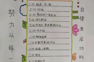 五年级寒假学习计划 - 五年级寒假计划表格图