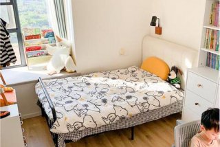 学习屋装修设计小户型；家装学生房间设计