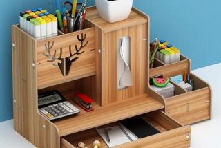 学习桌收纳整理神器（书桌桌面收纳）