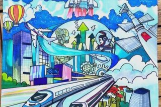 未来智能生活绘画 - 未来智能生活是什么样子