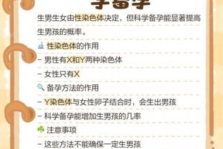 备孕生男孩的科学方法 男性100%生男孩秘方