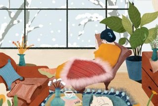 日常生活插画素材；简单日常生活插画手绘