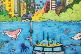 未来智能生活科幻画 - 未来智能生活绘画