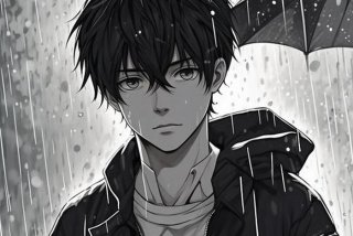 动漫头像男头（动漫头像男头伤感冷酷霸气）