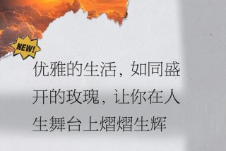 精致生活的句子图片，精致生活配图