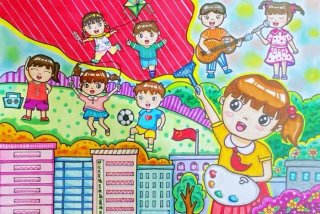 校园生活图画、校园生活图画简单又漂亮