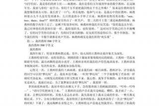 我眼中的生活老师500字，我眼中的老师怎么写500