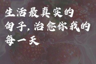 生活日常短句（记录生活的经典句子）