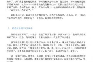 学校生活日记100个字（学校生活日记100字10篇作文）