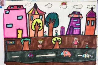 生活社区照片真实图片 生活社区简笔画