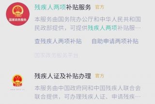 残疾人两项补贴系统官网、残疾人两项补贴信息管理系统