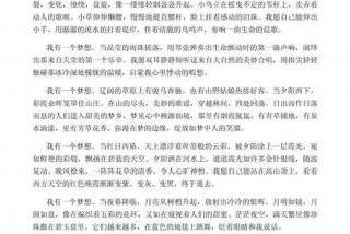 生活与梦想作文800字 生活与梦想议论文