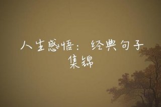 质感生活带来的感悟，质感的人生