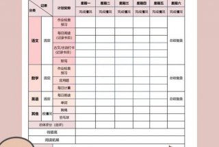 小学生学习生活自律表；小学生生活自律的说说