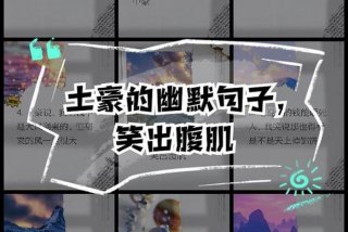 土豪的生活句子，土豪的生活句子有哪些