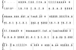 变色的生活任性的挑拨简谱 变色的生活原唱