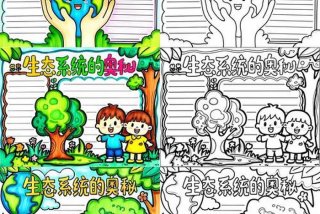 生活生命生态、生态生命生活手抄报