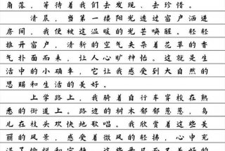 生活中的小确幸作文500字，生活中的小确幸作文500字以上六年级