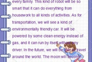 未来的生活英文演讲，未来的生活英语演讲稿80词