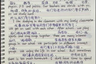 学校生活的英文句子；学校生活英语50词