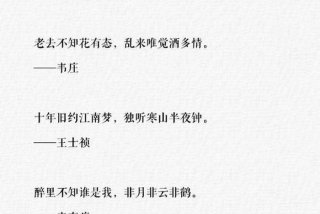 生活中的诗句品质 - 和生活品质有关的诗