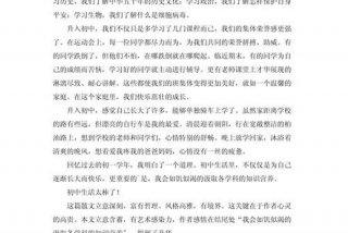 生活体验作文600字初中，生活体验的作文600字