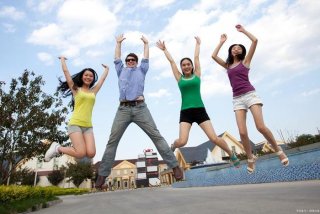 大学生活图片青春活力、大学生活图片素材